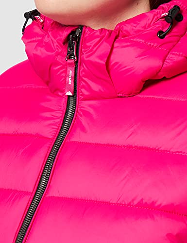 Superdry Chaqueta clásica Fuji Puffer, Hot Pink, S para Mujer