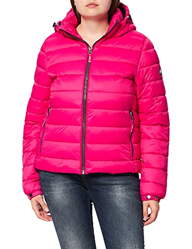 Superdry Chaqueta clásica Fuji Puffer, Hot Pink, S para Mujer