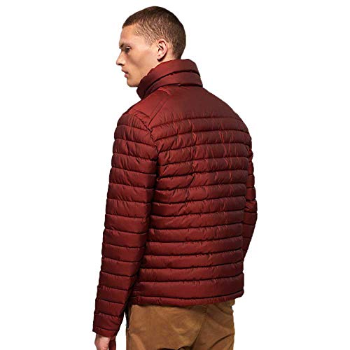 Superdry Double Zip Fuji Chaqueta, Rojo (Bright Red 60i), M para Hombre