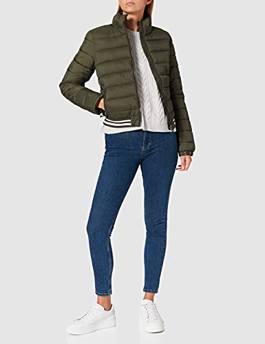 Superdry Fuji Bomber Chaqueta, Caqui, M para Mujer