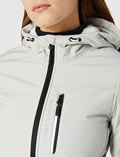 Superdry Jacket Arctic Soft Shell-Chaqueta, Grey Marl, L para Mujer