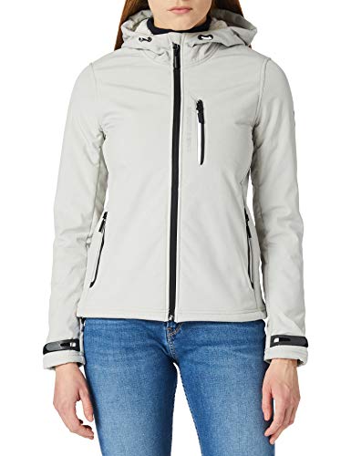 Superdry Jacket Arctic Soft Shell-Chaqueta, Grey Marl, L para Mujer