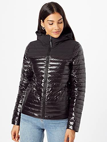 Superdry Studio Contrast Core Down Jkt-Altavoz A4-Acolchado, Negro, Small para Mujer