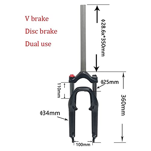 Suspensión 20 pulgadas Pliegue la bicicleta de la bicicleta de la bicicleta, el amortiguador de gas ultraligero absorbente mecánico para las horquillas mecánicas en V Freno / disco de bloqueo de freno