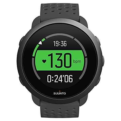 Suunto 3 Reloj deportivo GPS con medición dle ritmo cardiaco en la muñeca, Seguimiento 24/7 de actividad física y recuperación