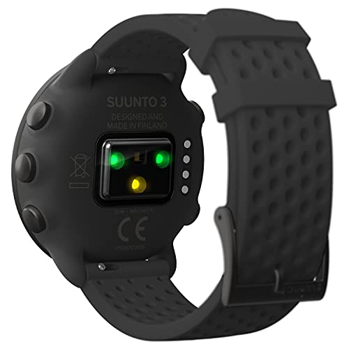 Suunto 3 Reloj deportivo GPS con medición dle ritmo cardiaco en la muñeca, Seguimiento 24/7 de actividad física y recuperación