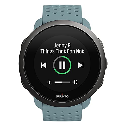 Suunto 3 Reloj deportivo GPS con medición dle ritmo cardiaco en la muñeca, Seguimiento 24/7 de actividad física y recuperación