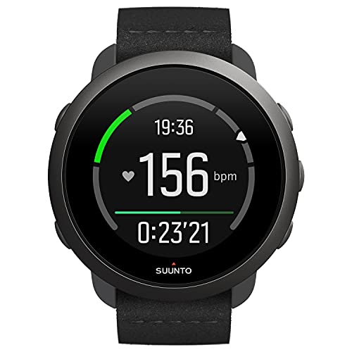 Suunto 3 Reloj deportivo GPS con medición dle ritmo cardiaco en la muñeca, Seguimiento 24/7 de actividad física y recuperación