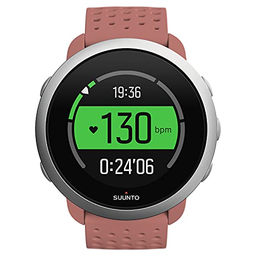 Suunto 3 Reloj deportivo GPS con medición dle ritmo cardiaco en la muñeca, Seguimiento 24/7 de actividad física y recuperación