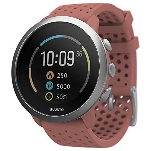 Suunto 3 Reloj deportivo GPS con medición dle ritmo cardiaco en la muñeca, Seguimiento 24/7 de actividad física y recuperación