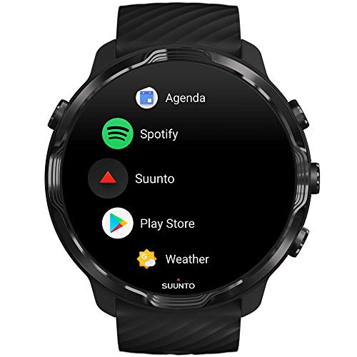 Suunto 7 Reloj Inteligente versátil para Practicar Deporte con Wear OS de Google, Unisex-Adulto, Negro, Talla Única