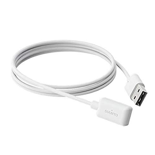 Suunto - Cable USB Magnético - Para carga y sincronización de Spartan Sport, Wrist HR y Spartan Ultra - Blanco