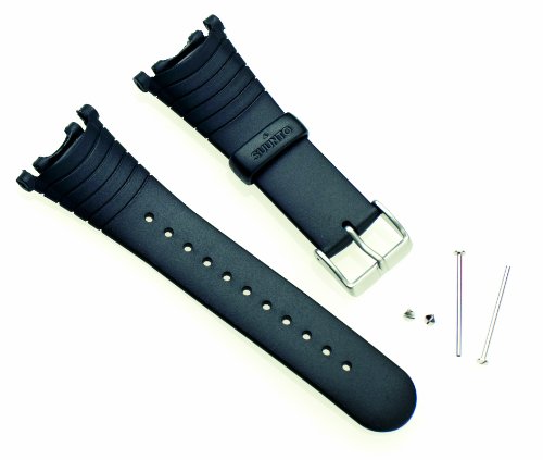 Suunto Strap R Correa para Relojes, Armband Vector Black elastomer (SS004768000), Negro, Talla Única