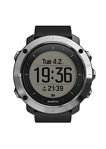 Suunto TRAVERSE Black, Reloj GPS outdoor para excursionismo y senderismo, Hasta 100 h de batería, Sumergible, Negro, SS021843000