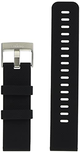 Suunto Traverse Black Silicone Strap Correa, Unisex, Negro, Talla Única