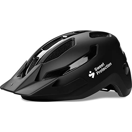 Sweet Protection Ripper Helmet JR Casco, Unisex Adulto, Matte Black, 48/53