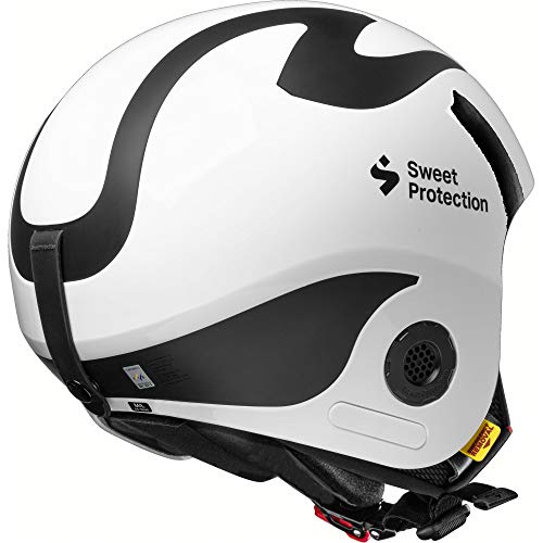 Sweet Protection Volata Helmet Casco, Adulto, Blanco Brillante, Medium