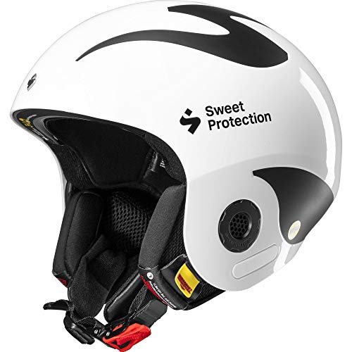 Sweet Protection Volata Helmet Casco, Adulto, Blanco Brillante, Medium