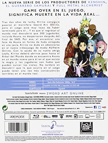 Sword Art Online - Temporada 1 Parte 2 - Blu-Ray [Blu-ray]