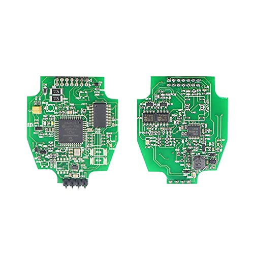 SYKJXL Herramientas de diagnóstico automotriz ELS27 Verde PCB PIC24HJ128GP + FTDI Mircochip Works Multi-Language ELM327 & J2534 PSS-Thru FORMAZDA FORFORD Diagnóstico y Pruebas (Color : Black)