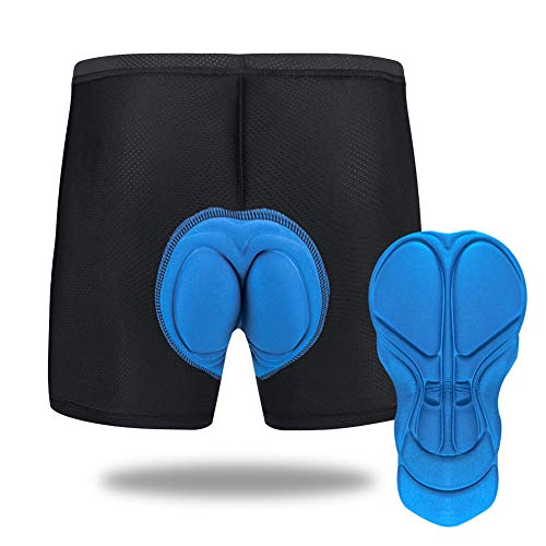 Sykooria Pantalones Cortos de Ciclismo para Hombre Pantalón Cortos de Bicicleta de Montaña Transpirables de Gel Antideslizantes 3D