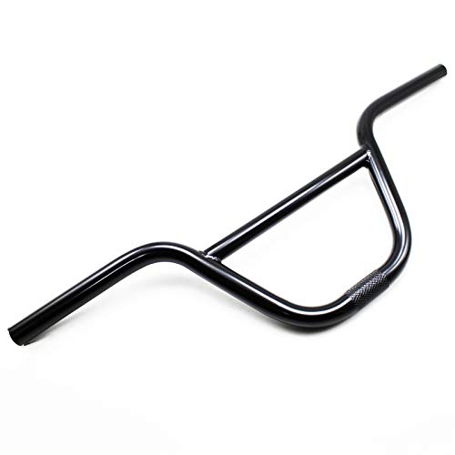 SZTUCCE Manillar BMX 22.2mm 585mm Manillar en Forma de Trago Handle de Acero de Alto Carbono Barra de Mano Bicicleta Piezas de Bicicleta Accesorios para Bicicletas (Color : A)