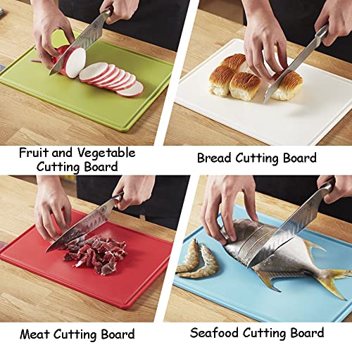 Tabla de cortar doméstica de clasificación cuatro en uno de alta calidad: la tabla de cortar combinada de suplementos alimenticios saludables para bebés, carne/pescado/verduras y frutas/pan.