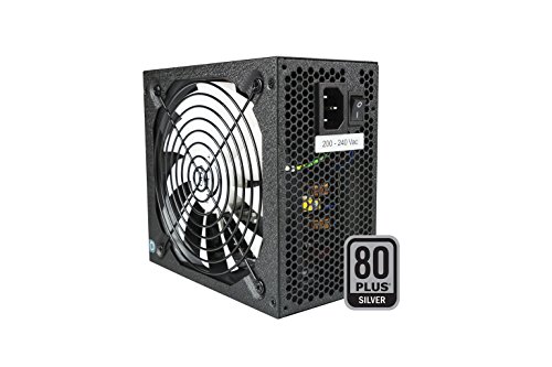 Tacens RADIX VII AG, Fuente PC 600W, ATX, 12dB, PFC Activo, +87% Eficiencia, Negro