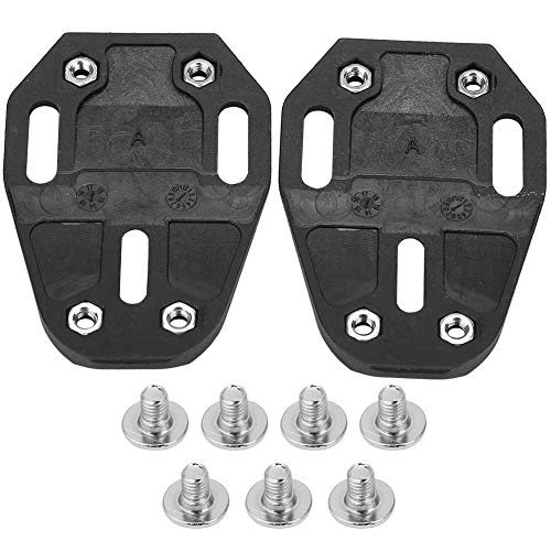 Taco de Pedal de Bicicleta,1 Par Zapatos de Ciclismo de Liberación Rápida Cleat Cover Adaptador Convertidor reemplazo para Speedplay Zero(A (5 Grados))