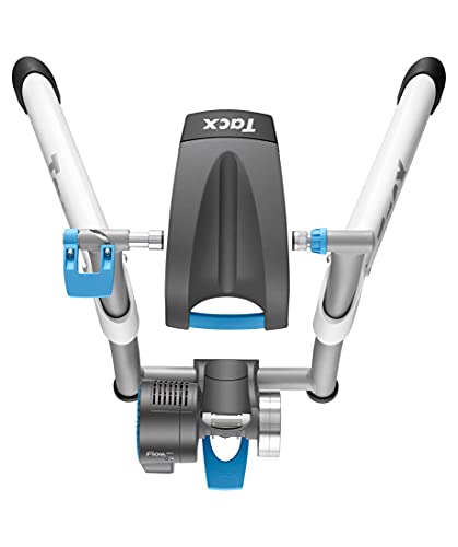 Tacx Flow Smart, Rodillo de Entrenamiento Inteligente e Interactivo con Ant+ y Bluetooth, con Datos de Velocidad, Potencia y cadencia