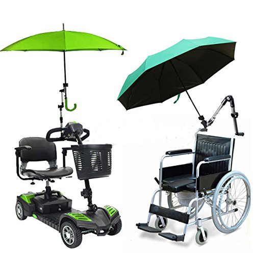 TANCHEN Paragüero de lluvia,Soporte para paraguas para bicicleta, soporte para conector de coche,soporte para tubería,abrazadera de fijación para silla de ruedas,scooter