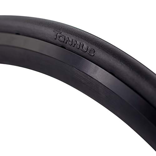 Tannus Tire Cubierta Sólida Airless 700x23c (23-622) Slick | Neumático Macizo Sin Aire 100% Antipinchazos, Bici Carretera, Color Midnight (Negro), Dureza Regular