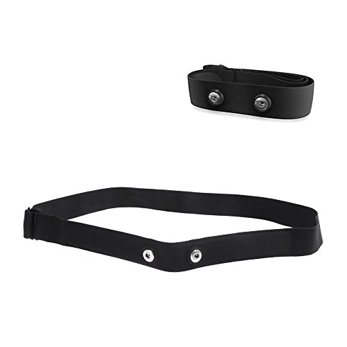 TAOPE Correa elástica Ajustable para el Pecho para medir el Ritmo cardíaco para Equipos Garmin Wahoo, Color CooSpo Original HRM Belt