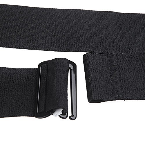 TAOPE Correa elástica Ajustable para el Pecho para medir el Ritmo cardíaco para Equipos Garmin Wahoo, Color CooSpo Original HRM Belt