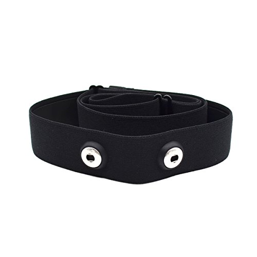 TAOPE Correa elástica Ajustable para el Pecho para medir el Ritmo cardíaco para Equipos Garmin Wahoo, Color CooSpo Original HRM Belt