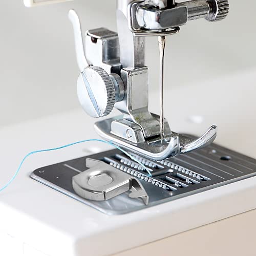 TAROME 4pcs guías de costura magnéticas guía de costura magnética prensatelas para máquinas de coser accesorios con guía prensatelas para máquinas de coser universales