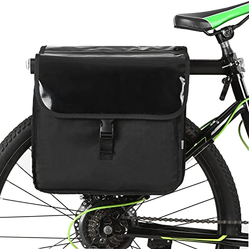 Taruor Alforjas para Portaequipajes de Bicicleta, Bolsas Bicicleta Traseras Impermeable, 28L Bolsa para Bicicleta de Montaña