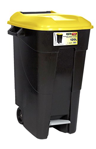 Tayg EcoTayg 120 AM - Contenedor de residuos, Amarillo, 120 l