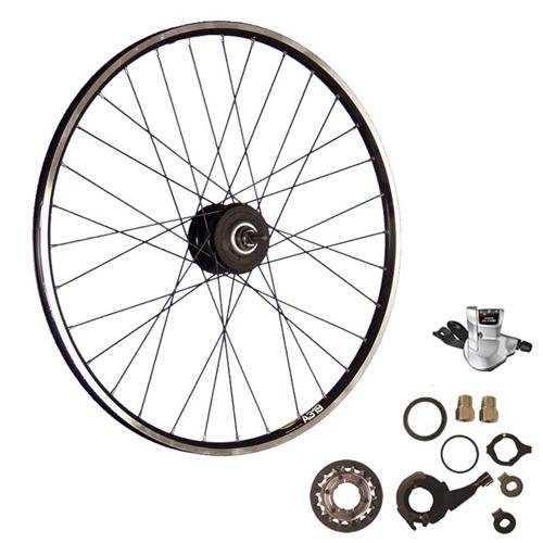 Taylor-Wheels 28 Pulgadas Rueda Trasera Bici A319 Frenos Disco ALFINE 11 Negro