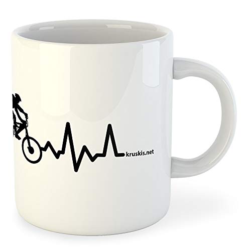 Taza Ciclismo MTB Heartbeat