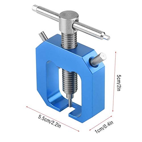 Tbest Extractor de Engranajes de Motor, Herramienta de extracción de Engranajes de piñón de Acero Accesorio de Pieza RC para vehículos RC(Azul)