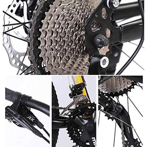 TBNB Bicicleta de montaña con suspensión Completa de 26 Pulgadas, Bicicletas de Carretera Todoterreno para Adultos para Mujeres/Hombres, Horquilla de suspensión, Freno de Disco, 27-33 Opcional,