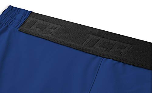 TCA Hombre Elite Tech Pantalones Cortos con Bolsillos con Cremallera - Azul, M