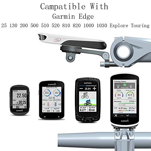 TedKat Soporte delantero para bicicleta Garmin Edge 200, 500, 510, 520, 800, 810, 820, 1000 y cámara (montaje ajustable Garmin