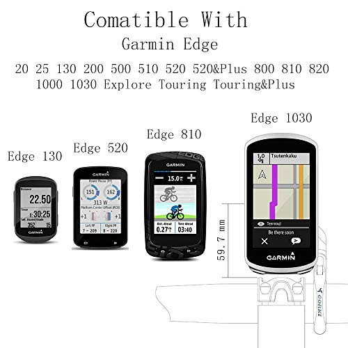 TedKat Soporte para Bicicleta out Front Combo para Garmin Edge 200, 500, 510,520, 800, 810, 820,1000 y cámara Gopro (Soporte Garmin 2)