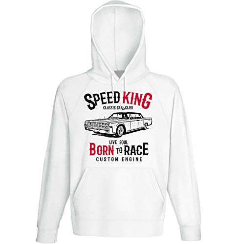 Teesandengines Lincoln Continental Convertible 1964 Speed King Sudadera con Capucha Size Small