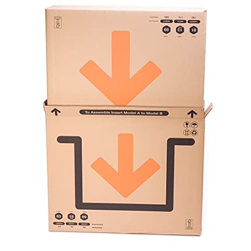 TeleCajas® | Caja Cuadro (130x13x81 cms) Grandes, Televisión, TV (Cuadro Grande)