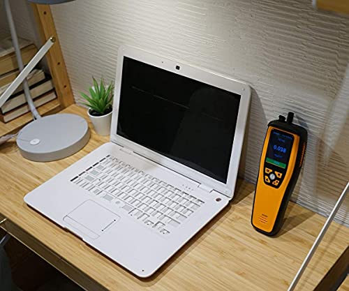 Temtop M2000 2nd Monitor de calidad del aire para PM2.5 PM10 Partículas Temperatura CO2 Humedad configurable Alarma de audio Grabación Curva Fácil Calibración (M2000 2end)