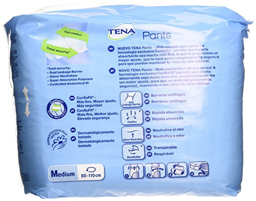 Tena Pants Plus Classic - Mediano (80-110cm) Confezione da 14