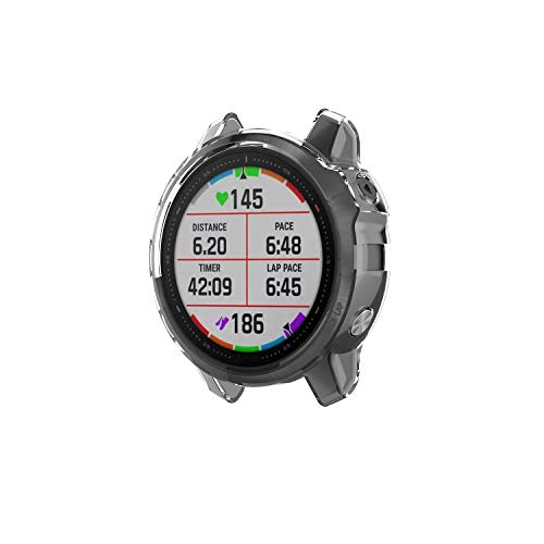 Tencloud Fundas compatibles con Garmin Fenix 6S/Fenix 6S Pro/Sapphire Editions Funda protectora de TPU suave para reloj inteligente Fenix 6S Series (no para Fenix 6 y 6X) (color blanco)